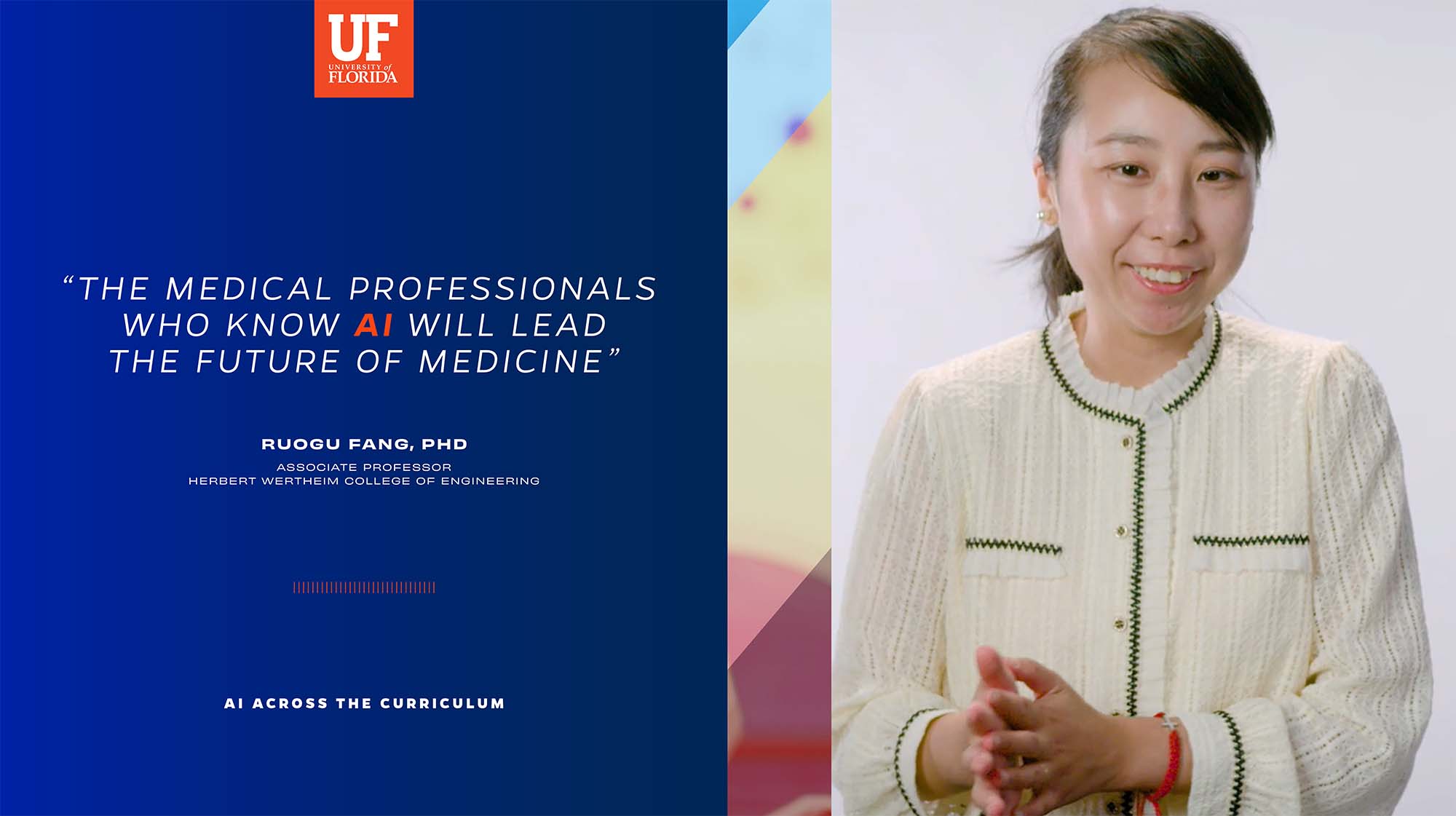 Dr. Guogu Fang, Associate Professor, being quoted saying 