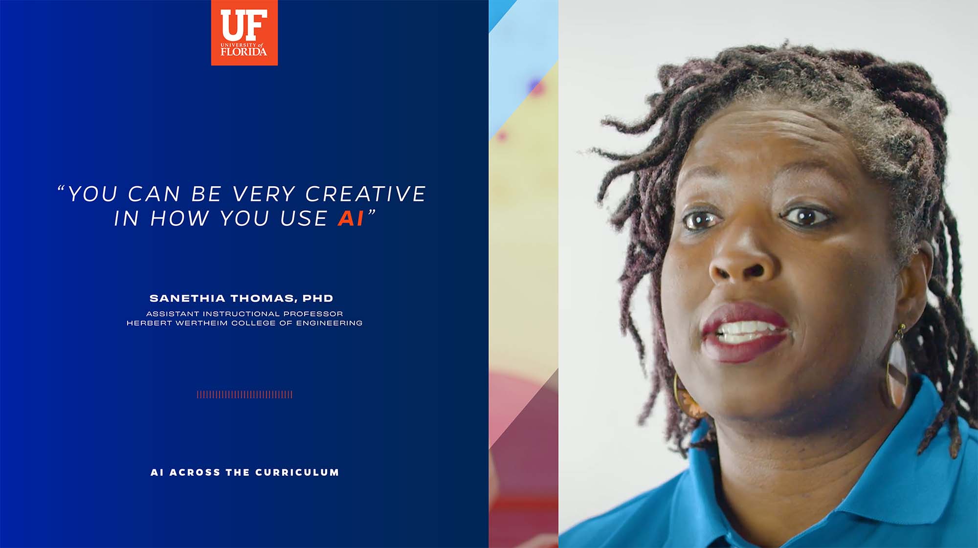A woman named Dr. Sanethia Thomas, Assistant Instructional Professor, being quoted saying 